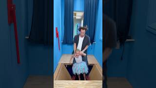 Dad sends kid down trap door! 😳
