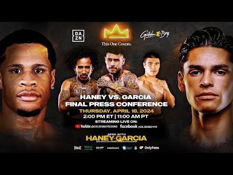 Haney vs. Garcia final press conference
