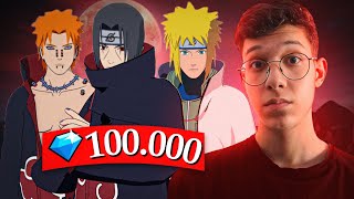 حرقت كل أحداث ناروتو 😱🔥/ 100.000 جوهرة 🔥 