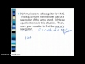 Solving Equations and Word Problems