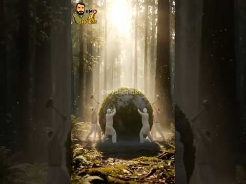 rescue donkey from giant log #animals #funny #shorts