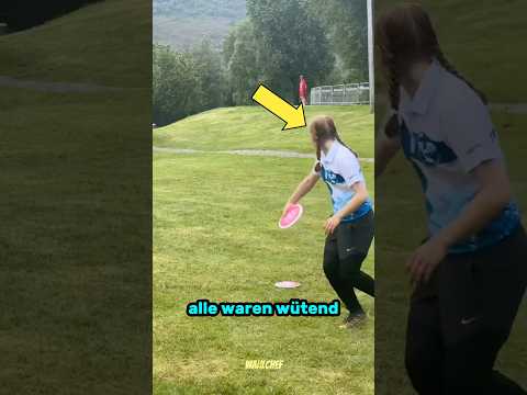 Dieses Mädchen wird nie wieder ein Frisbee werfen