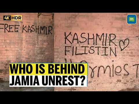 Jamia ‘Unrest’ Row: ‘Free Kashmir’, ‘Free Sharjeel Imam’ Graffiti Sparks Controversy