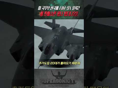 AIM-9X 블록2 잠정 판매승인?? 원래 해줘야 되잖아!!