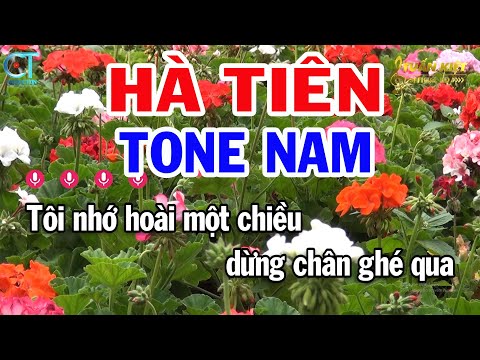Karaoke Hà Tiên Tone Nam ( F ) Nhạc Sống Mới | Karaoke Tuấn Kiệt