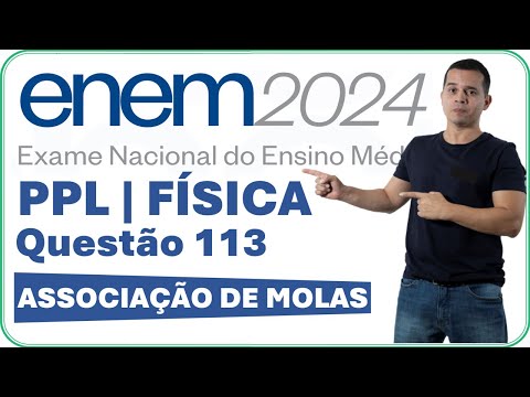 ENEM 2024 | QUESTÃO 113 | A SUSPENSÃO DE UM AUTOMÓVEL FUNCIONA COMO UM SISTEMA MASSA-MOLA