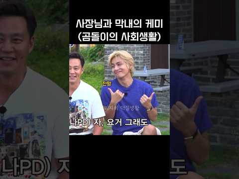 서진이네 사장님과 막내의 케미, 곰돌이의 사회생활