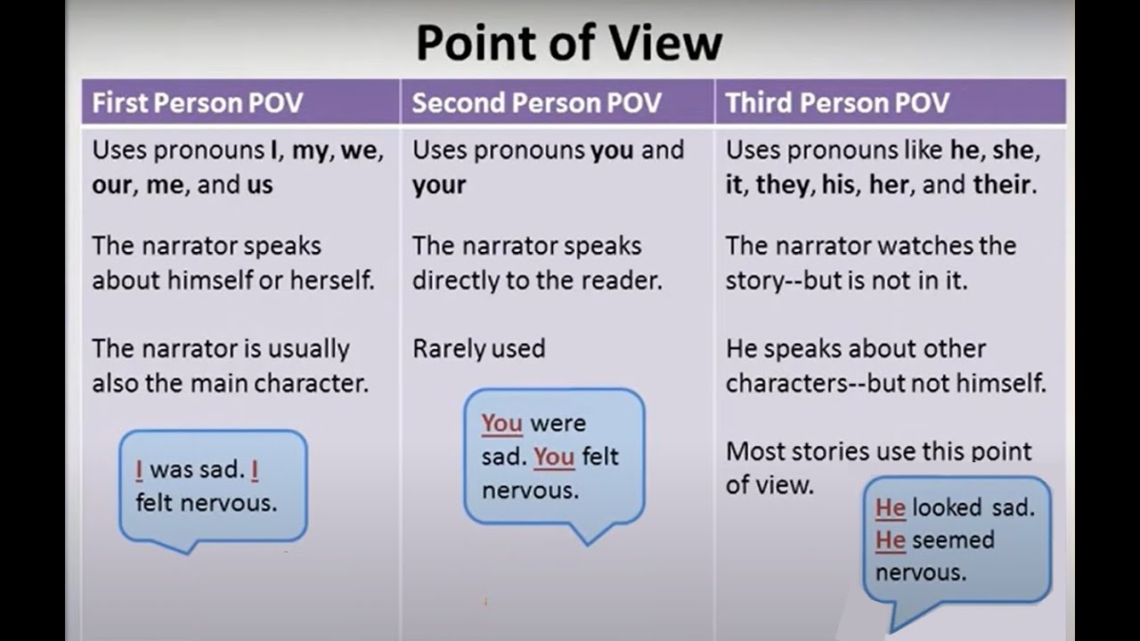 Understanding Points of View in Narratives