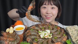 새우 크기 실화?식감도 대박이네! 주인공은 내장이 아니였어🦐 Mukbang