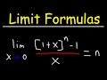 Understanding Limit Formulas