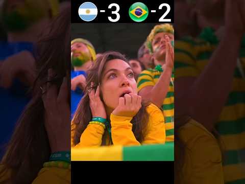 Argentina vs Brazil 2026 Fifa World Cup Imaginary Final | Messi vs Neymar #youtube #shorts #football