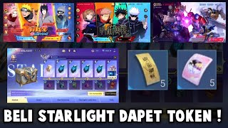 BELI STARLIGHT DAPET TOKEN TAMBAHAN GRATIS DI SEMUA EVENT ! BOCORAN UPDATE MOBILE LEGEND