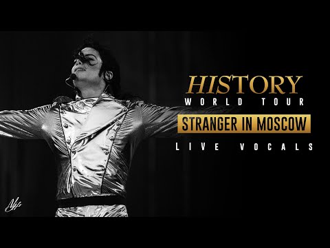 STRANGER IN MOSCOW - HIStory World Tour - Live Vocals (Made with AI) | Michael Jackson