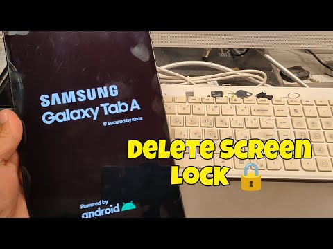 Forgot Screen lock? How to Hard Reset Samsung Galaxy Tab A. Delete Pin, Pattern, Password Lock.