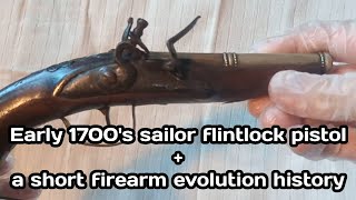 1700s Sailor's 9mm EDC Flintlock + history