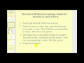 Vertex and Axis of Symmetry