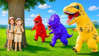 Dinosaurs & Wild Animals Adventures for Kids!