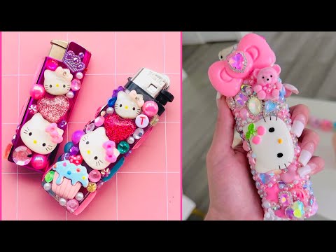 DIY Hello Kitty Kawaii lighter / DIY Decoden lighter