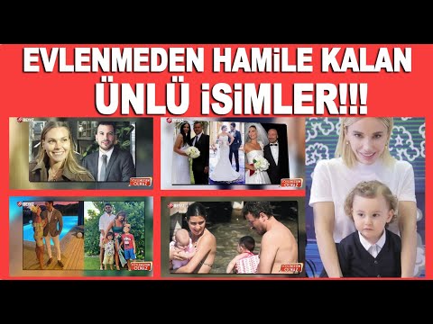 Önce bebek sonra nikah kıyan ünlü isimler!