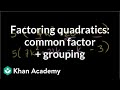 Factoring and Common Factors in Algebra