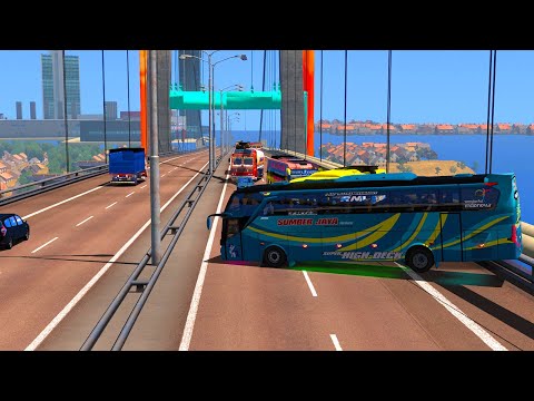 Bus Driver Loses Control | Euro Truck Simulator 2