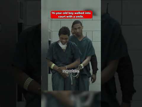 #shorts 16-year-old boy walked into court with a smile. #crime #court #sad