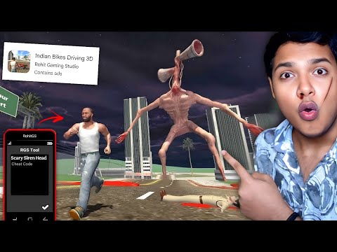 Trying Most Scary CHEAT CODE Of Indian GTA5 (INDIAN BIKES DRIVING 3D)