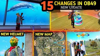 TOP 15 BIGGEST CHANGES IN THE NEW OB49 UPDATE | ADVANCE SERVER | GARENA FREE FIRE