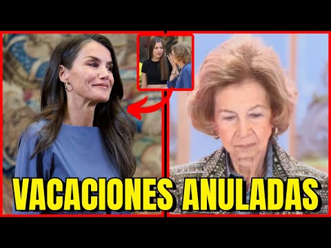 INQUIETANTE! VACACIONES ANULADAS en Mallorca de Doña Sofía por Letizia Ortiz