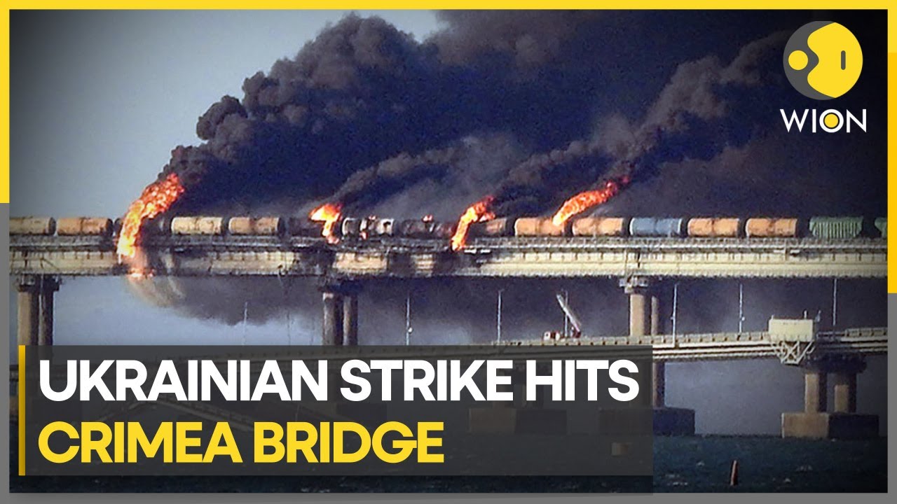 Russia-Ukraine War: Ukraine strikes key bridge between mainland and Crimea