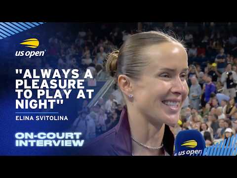 Elina Svitolina On-Court Interview | 2026 US Open Round 1