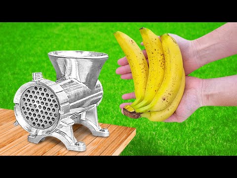 EXPERIMENT COLORFUL BANANA vs MEAT GRINDER #4