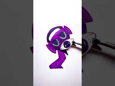 Purple (Durple) Sprunki transformation #incredibox #drawing #stopmotion #sprunki
