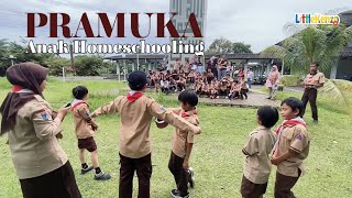 Ketika Keluarga Homeschooling Berkumpul untuk PRAMUKA | Little Kenzo Activity