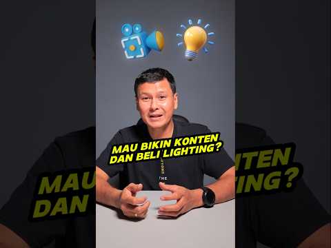 Jangan Beli Lampu Studio, Sebelum Paham Ini