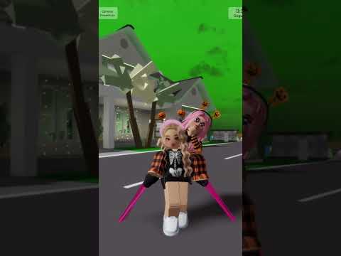 Eu e a ámy vamos pedir doces ou travessuras #roblox
