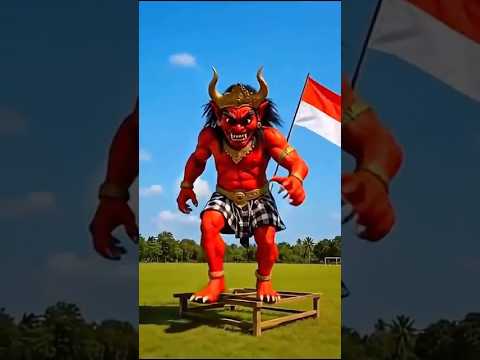 Ada ogoh-ogoh bawa bendera #funny #shorts
