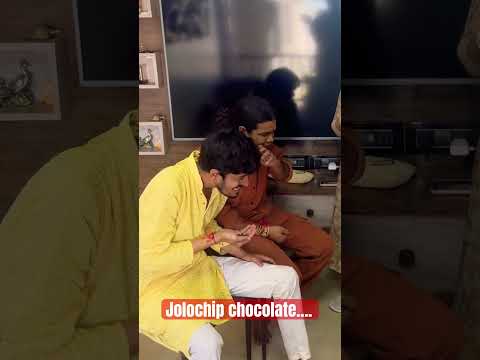 Jolochip 🌶️🌶️🌶️ chocolate challenge….. on rakshabandhan……😂😂😂 #shorts #ytshort #jolochip