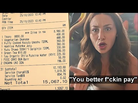 Toxic Woman Spends $15,067 On First Date Then Has Meltdown When Man Refuses To Pay!
