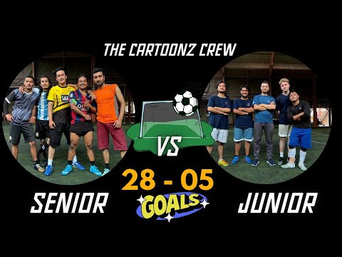 The Cartoonz Crew ( SENIOR 28 - 05 JUNIOR ) | Futsal Match | Bijaya Bunny