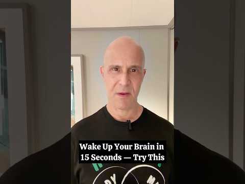 Wake Your Brain Up in 15 Seconds (No Caffeine)  #drmandell #brain #energy