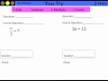 Solving One-Step Equations in Spanish