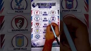Premier league predictions match day 4 of 38