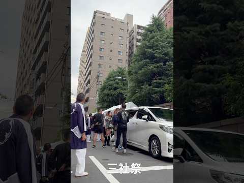 【三社祭】浅草高橋組の詰所に集まる刺青ヤクザ 丸金 #shorts #三社祭 #ヤクザ #暴力団 #住吉会 #yakuza