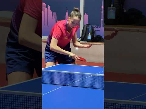 Левая Подача. Повторить Сможете? Мария Панфилова #настольныйтеннис #pingpong #tabletennis
