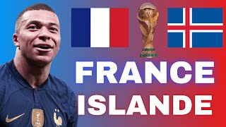 FRANCE 2-1 ISLANDE /  QUALIFICATION COUPE DU MONDE 2026