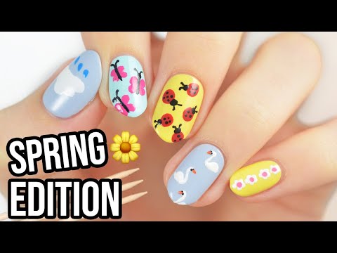 Nail Art For Beginners Using A TOOTHPICK!