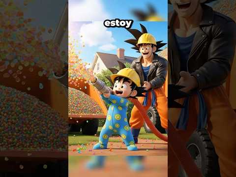 GOKU le da una lecci贸n a Vegeta 馃