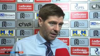 Brutal | Steven Gerrard’s honest assessment following St. Johnstone vs Rangers