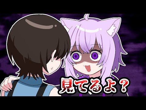 寝たいスバルと寝かせたくないおかゆん【ホロライブ手描き切り抜き/大空スバル/猫又おかゆ】